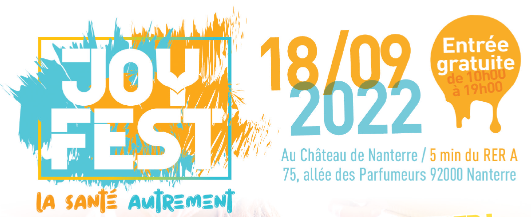 « JoyFest, la santé autrement » : dimanche 18 septembre, à Nanterre !